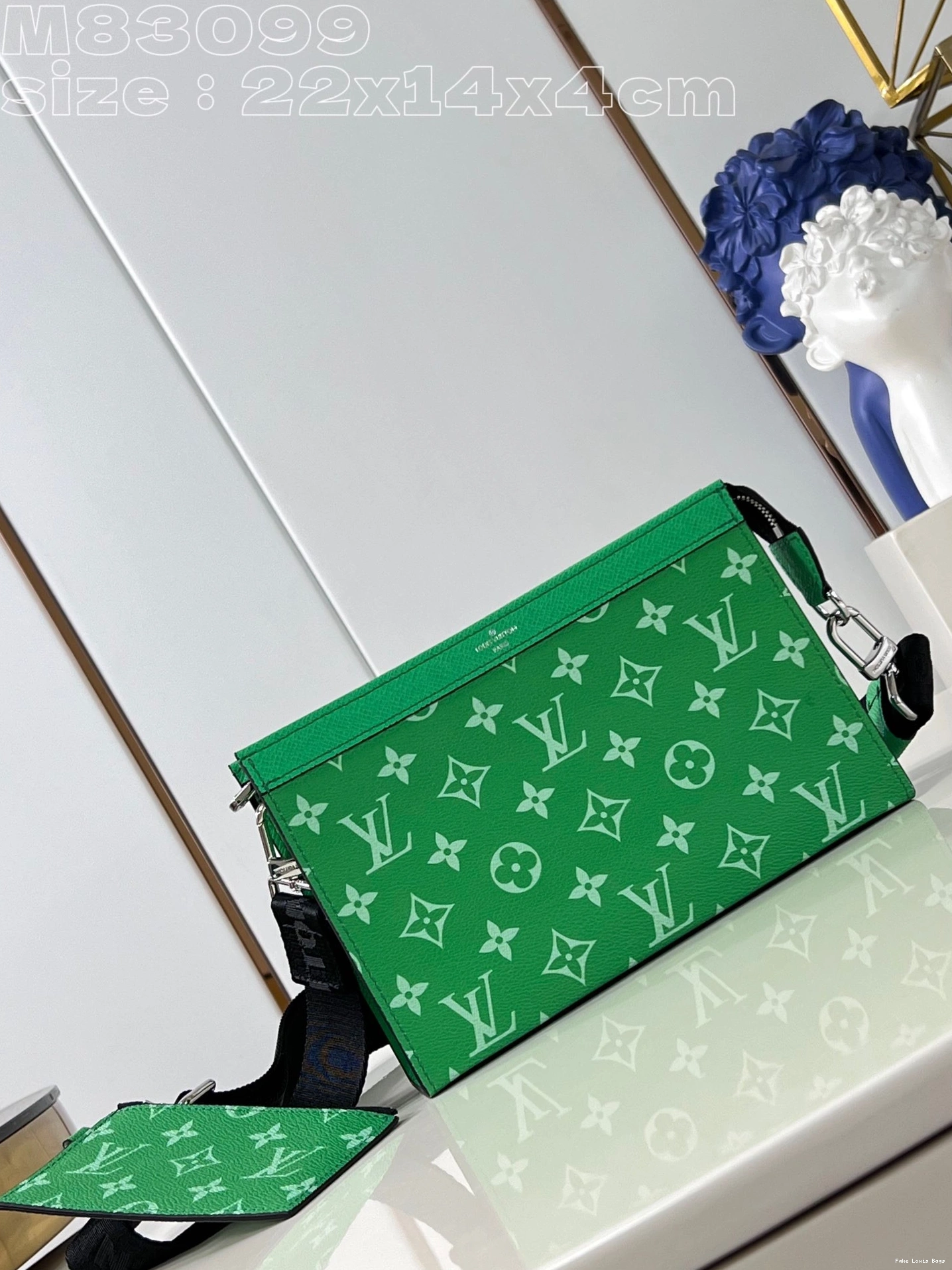 Repladies Wallet VUITTON -22*14.5*4.5CM Gaston LOUIS Wearable 0726